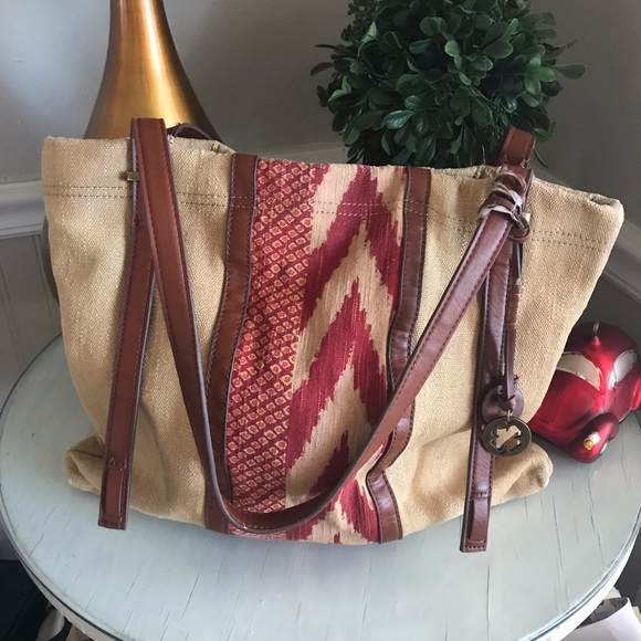 Lucky Brand Handbags - Lucky Brand canvas boho tote
